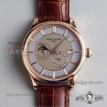Perfect Replica Patek Philippe Grand Complications Brown Moonphase Dial 39mm Watch